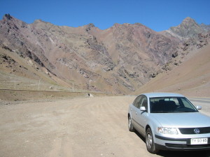 Andes Mountains to Mendoza Argentina