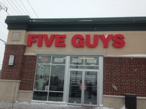 Five Guys Restaurant - Ottawa