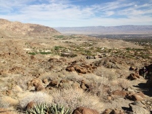 Hiking on the Art Smith trail Palm Springs