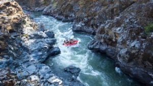 Rafting River Rogue whitewater